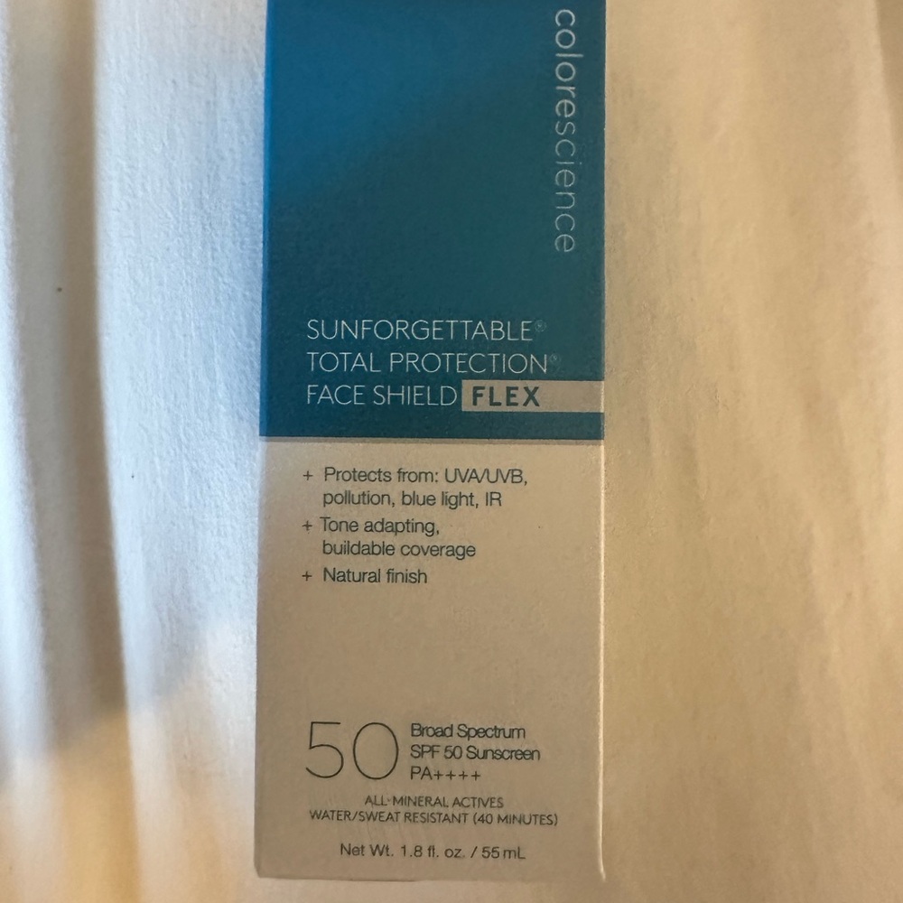 Sunforgettable Total Protection Face Shield Flex SPF 50 - Blue